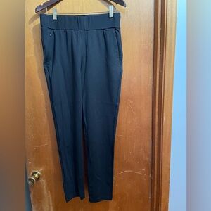 Black Cotton Straight Leg Pants‎ |Universal Standard | Size XS